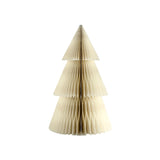 Deluxe Paper Christmas Tree Off White/Glitter