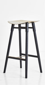 Dowel stool - Black