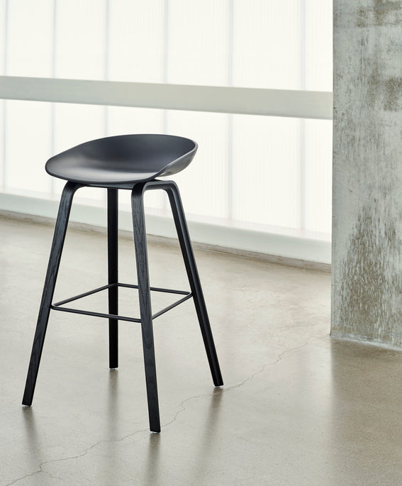 About a Stool - AAS32 Black/Black | By HAY