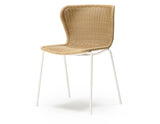C603 Outdoor Chair - White/Wheat