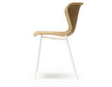 C603 Outdoor Chair - White/Wheat