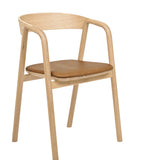 Inlay Upholstered Dining Armchair