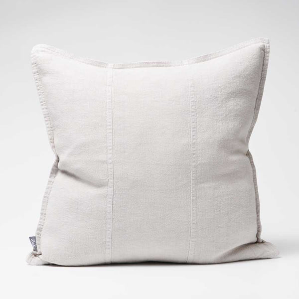 Luca Linen Outdoor Cushion - Silver Grey