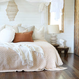 Luca Linen Cushion Nutmeg