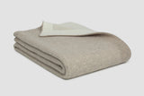 Reversible Rib Angora & Merino Wool Throws