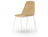 Basket Outdoor Chair - White/Wheat