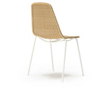Basket Outdoor Chair - White/Wheat