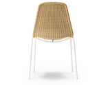 Basket Outdoor Chair - White/Wheat