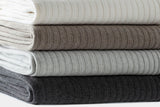 Wide Rib Italian Cashmere Blankets
