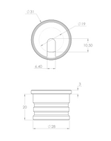 Ceiling & Wall Cable Grommet