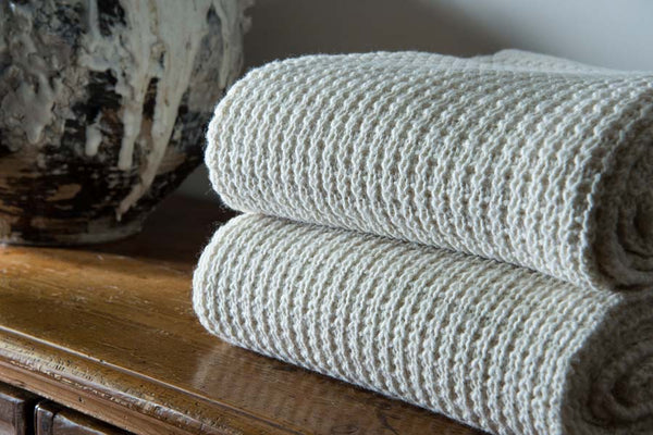 Chunky Box Angora & Merino Wool Throws | By bemboka