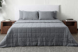Cotton-Filled Linen Quilt