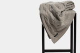 Chunky Cable Italian Cashmere Throws | By bemboka