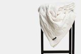 Chunky Cable Italian Cashmere Throws