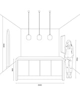 Parlour Curve Pendant Light