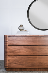 Liniar Mirror - Ebonised