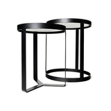 Iroko Side Table - Marble Top