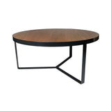 Iroko Coffee Table - Timber Top