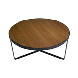 Iroko Coffee Table - Timber Top