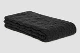 Chunky Cable Angora & Merino Wool Throw