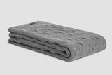 Chunky Cable Angora & Merino Wool Throw