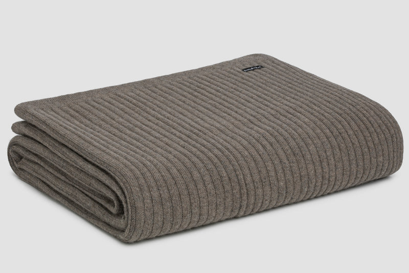 Wide Rib Angora & Merino Wool Blankets | By bemboka