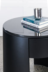 Nautilus Round Bedside Table