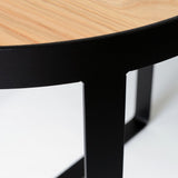 Iroko Side Table - Timber Top