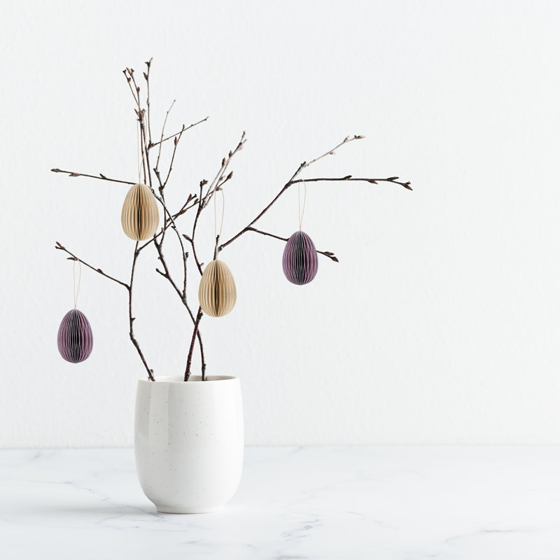 Paper Hanging Easter Egg - Lavender | Nordic Rooms