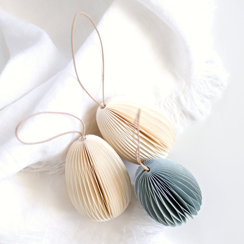 Paper Hanging Easter Egg - Dusty Blue | Nordic Rooms