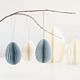 Paper Hanging Easter Egg - Off-white | Nordic Rooms