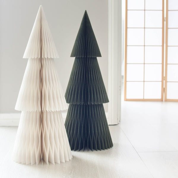 Deluxe Paper Christmas Tree Olive