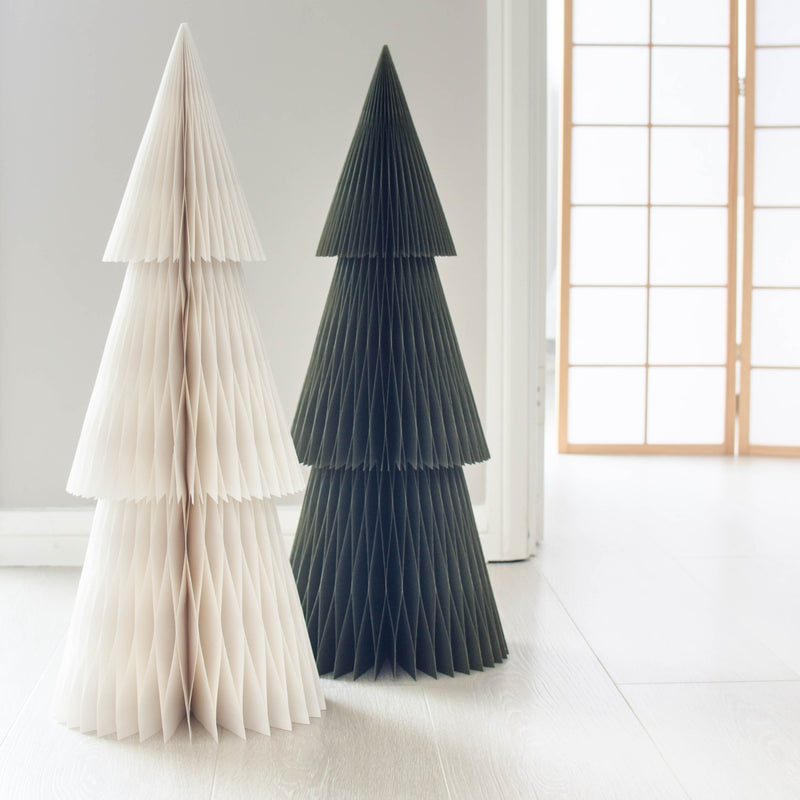 Deluxe Paper Christmas Tree Olive