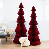 Evergreen Paper Christmas Tree Red