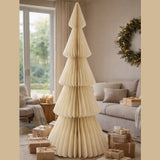 Evergreen Grande Paper Christmas Tree Off White