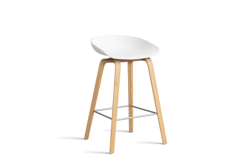 About a Stool - AAS32 White/Oak | By HAY