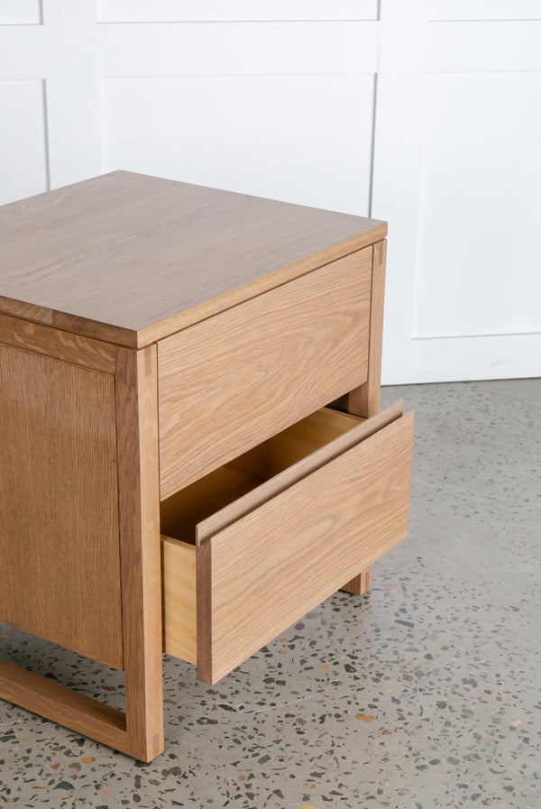 Tess Bedside Table - 2 Drawer | By Artifex