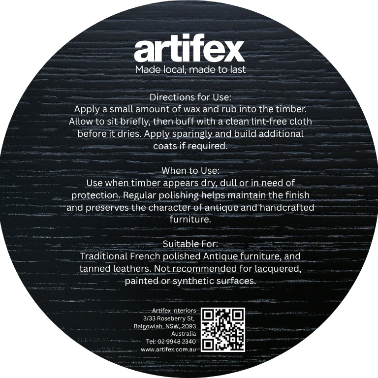 Artifex Antique Furniture Wax - Artifex