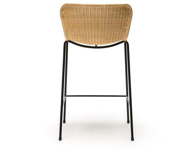 C603 Stool - Natural Rattan | By Feelgood Designs