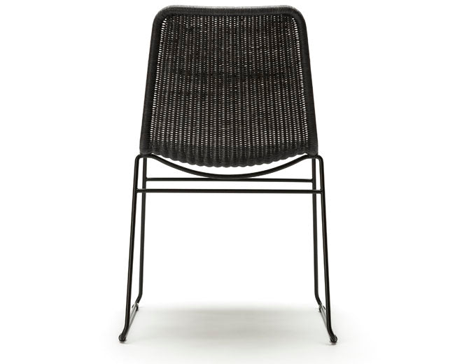 C607 Chair - Charcoal Rattan | By Feelgood Designs