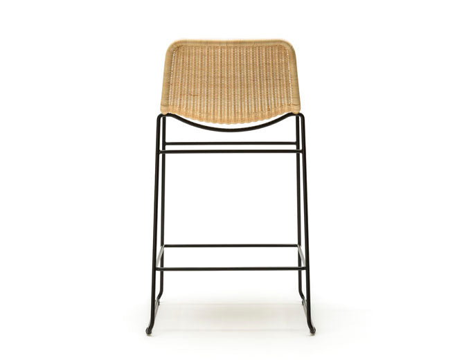 C607 Stool - Natural Rattan | By Feelgood Designs