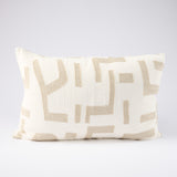 Antico Linen Cushion - White/Natural