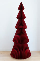 Evergreen Paper Christmas Tree Red