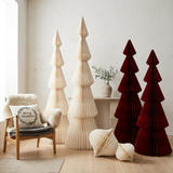 Evergreen Paper Christmas Tree Red