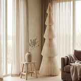 Evergreen Grande Paper Christmas Tree Off White