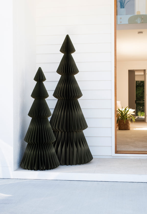 Evergreen Paper Christmas Tree Olive