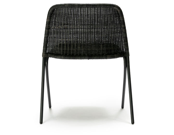Kaki Chair -Graphite Rattan | By Feelgood Designs