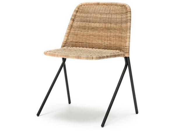 Kaki Chair - Natural Rattan | By Feelgood Designs