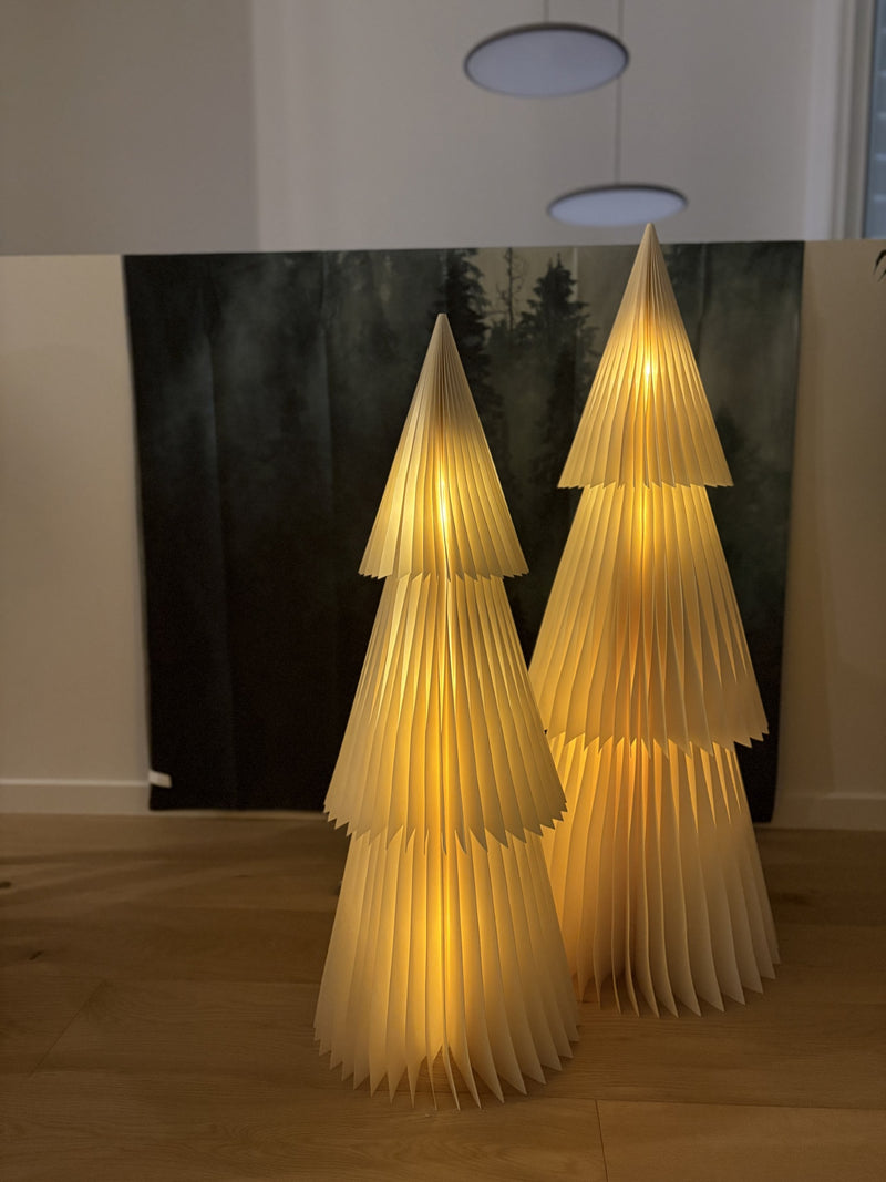 Deluxe Paper Christmas Tree w/ LED Light