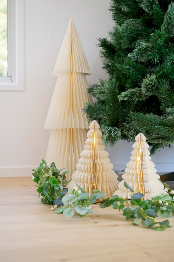 Deluxe Paper Christmas Tree w/ LED Light